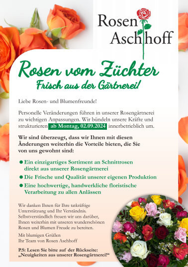 Flyer Anpassung Öffungszeiten (Vorschaubild)